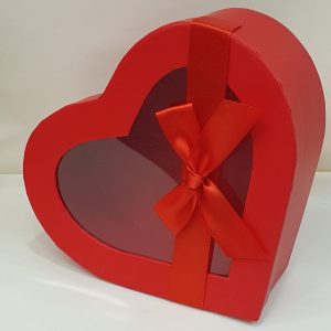 Scatola cuore rosso